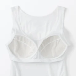 Sale Muji Gilet à soutien caché en mélange de lyocell pour femme