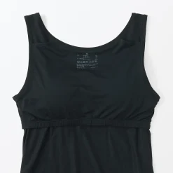 Sale Muji Gilet à soutien caché en mélange de lyocell pour femme