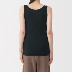 Sale Muji Gilet à soutien caché en mélange de lyocell pour femme