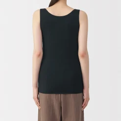 Sale Muji Gilet à soutien caché en mélange de lyocell pour femme