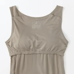 Sale Muji Gilet à soutien caché en mélange de lyocell pour femme