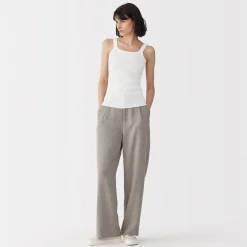 Online Muji Gilet en coton à côtes torsadées pour femme