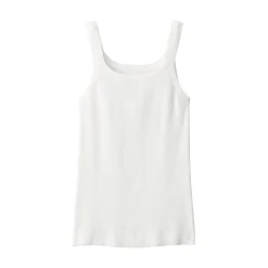 Online Muji Gilet en coton à côtes torsadées pour femme