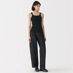 Online Muji Gilet en coton à côtes torsadées pour femme