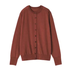 Online Muji Gilet en Laine à Maille Fine Femme