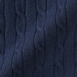 Clearance Muji Gilet en tricot torsadé de mélange de coton pour femme