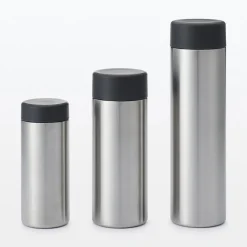 Muji Gourde isotherme en acier inoxydable ‐ 200 ml