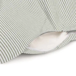 New Muji Housse de couette en coton délavé ‐ 240 x 220 cm, Rayé