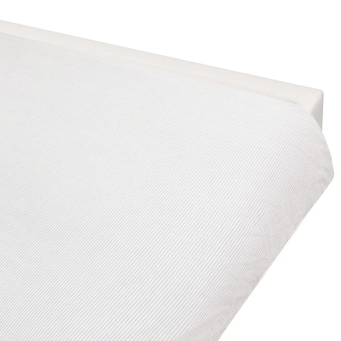 Discount Muji Housse de couette en coton délavé ‐ 150 x 210 cm, Rayé