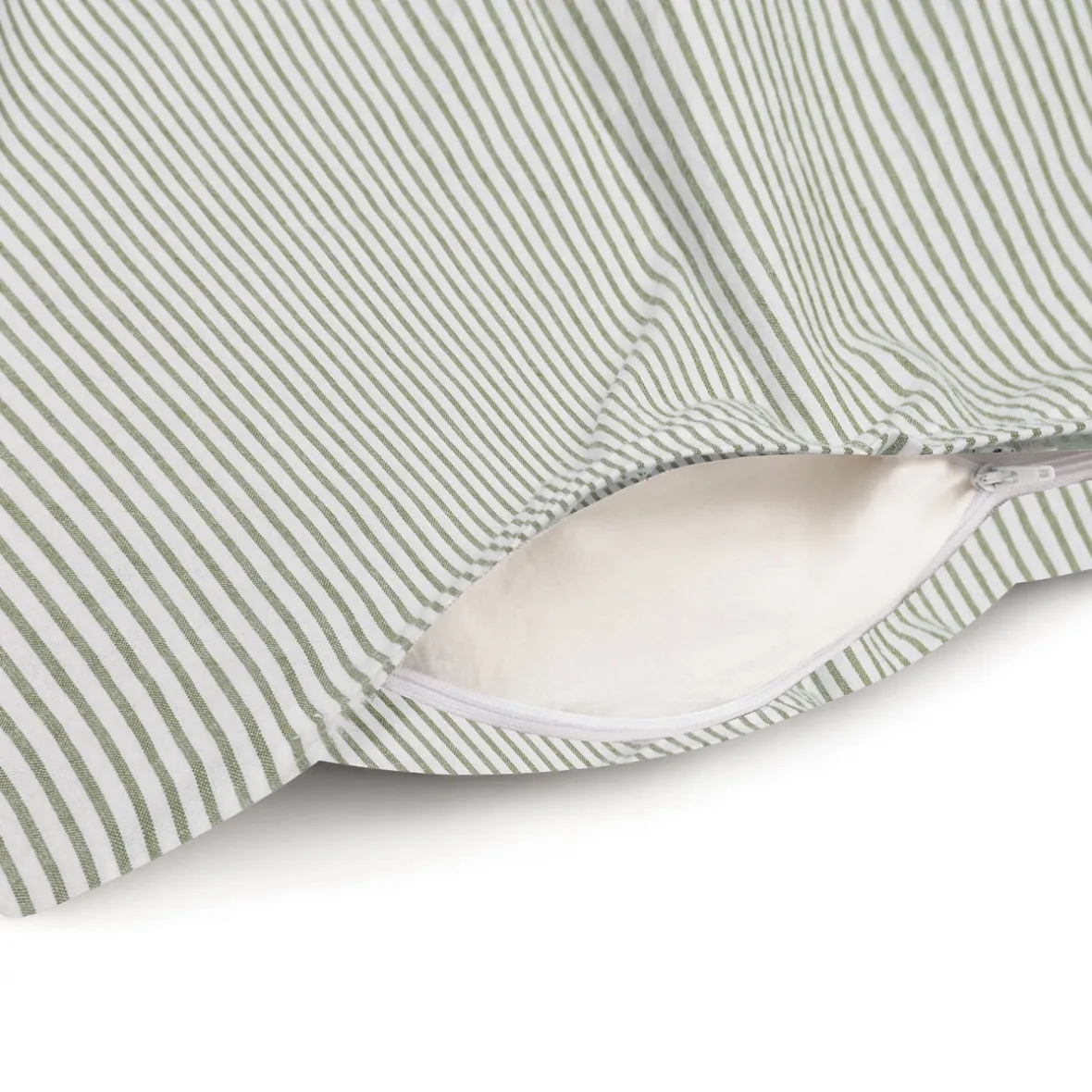 Discount Muji Housse de couette en coton délavé ‐ 150 x 210 cm, Rayé