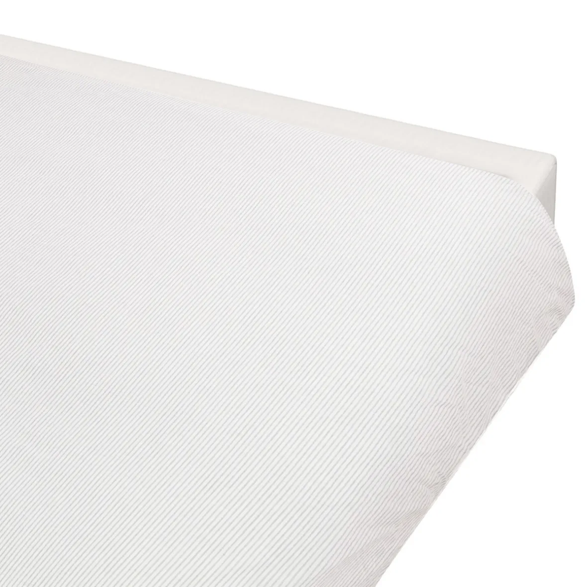 Discount Muji Housse de couette en coton délavé ‐ 150 x 210 cm, Rayé