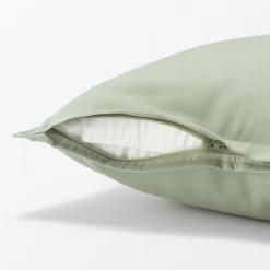 Sale Muji Housse de coussin en coton Oxford  55 x 59 cm