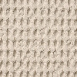 Outlet Muji Housse de coussin gaufrée en coton biologique lavé