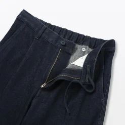 Online Muji Jean coupe droite en denim mélangé kapok pour homme