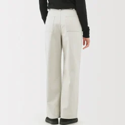 Outlet Muji Jean en coton recyclé pour femme Blanc Cassé