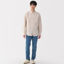 Clearance Muji Jean slim en denim extensible pour homme ‐ Indigo