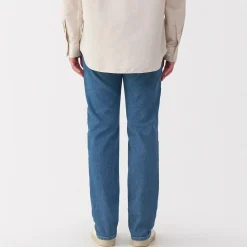 Clearance Muji Jean slim en denim extensible pour homme ‐ Indigo