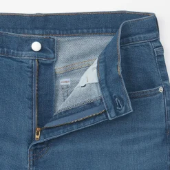 Clearance Muji Jean slim en denim extensible pour homme ‐ Indigo