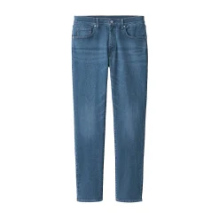 Clearance Muji Jean slim en denim extensible pour homme ‐ Indigo