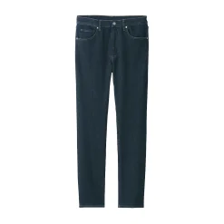 Clearance Muji Jean slim en denim extensible pour homme ‐ Indigo