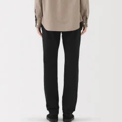 Outlet Muji Jean slim en denim extensible pour homme ‐ Noir