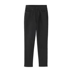 Discount Muji Jean slim en denim stretch pour femme ‐ Noir
