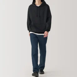 Hot Muji Jeans à Jambe Droite en Mélange de Kapok pour homme