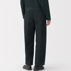 Best Muji Jeans en washi et denim pour femme Gris Foncé