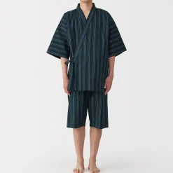 Sale Muji Jinbei en coton Shijira unisexe