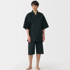 Sale Muji Jinbei en coton Shijira unisexe
