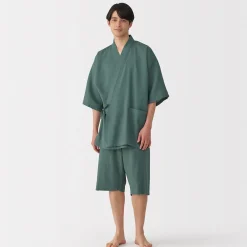 Best Muji Jinbei en lyocell gaufré unisexe