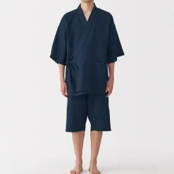 Best Muji Jinbei en lyocell gaufré unisexe