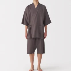 Best Muji Jinbei en lyocell gaufré unisexe