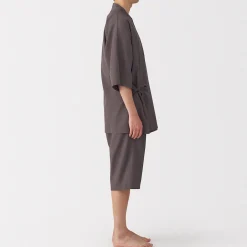 Best Muji Jinbei en lyocell gaufré unisexe