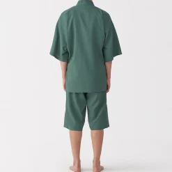 Best Muji Jinbei en lyocell gaufré unisexe