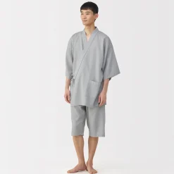 Best Muji Jinbei en lyocell gaufré unisexe