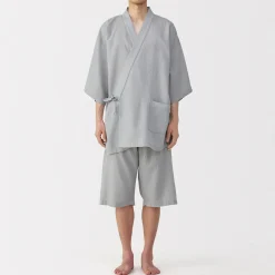 Best Muji Jinbei en lyocell gaufré unisexe
