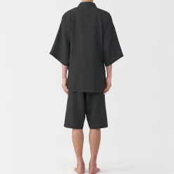 Best Muji Jinbei en lyocell gaufré unisexe