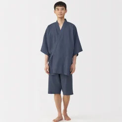 Best Muji Jinbei en lyocell gaufré unisexe