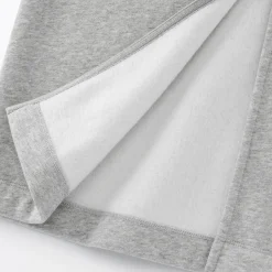 Muji Jupe midi en sweat léger et coton mélangé pour femme