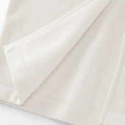 Muji Jupe midi en sweat léger et coton mélangé pour femme