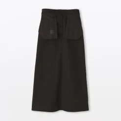 Outlet Muji Jupe trapèze en chino extensible pour femme