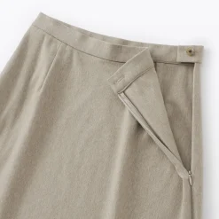 Sale Muji Jupe évasée en stretch brossé pour femme
