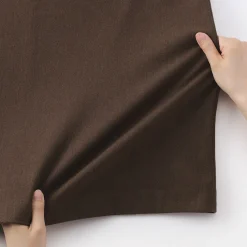 Sale Muji Jupe évasée en stretch brossé pour femme