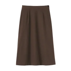 Sale Muji Jupe évasée en stretch brossé pour femme