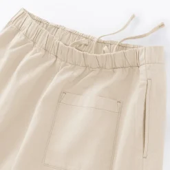 Muji Jupe-culotte légère en sergé de kapok mélangé pour femme