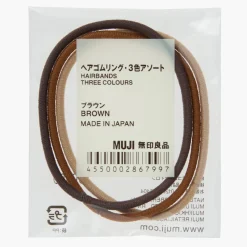 Best Muji Élastiques à cheveux trois couleurs