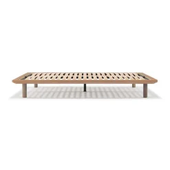 Online Muji Lit plateforme large double en noyer