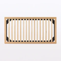 Outlet Muji Lit plateforme simple en chêne