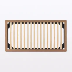 Best Muji Lit plateforme simple en noyer